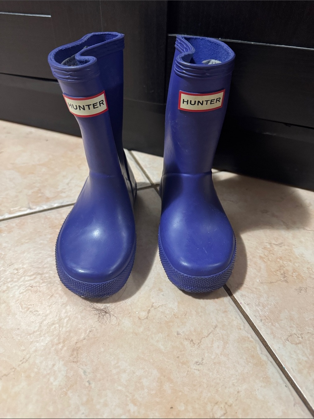 Hunter Kids Blue-Purple Rain Boots
